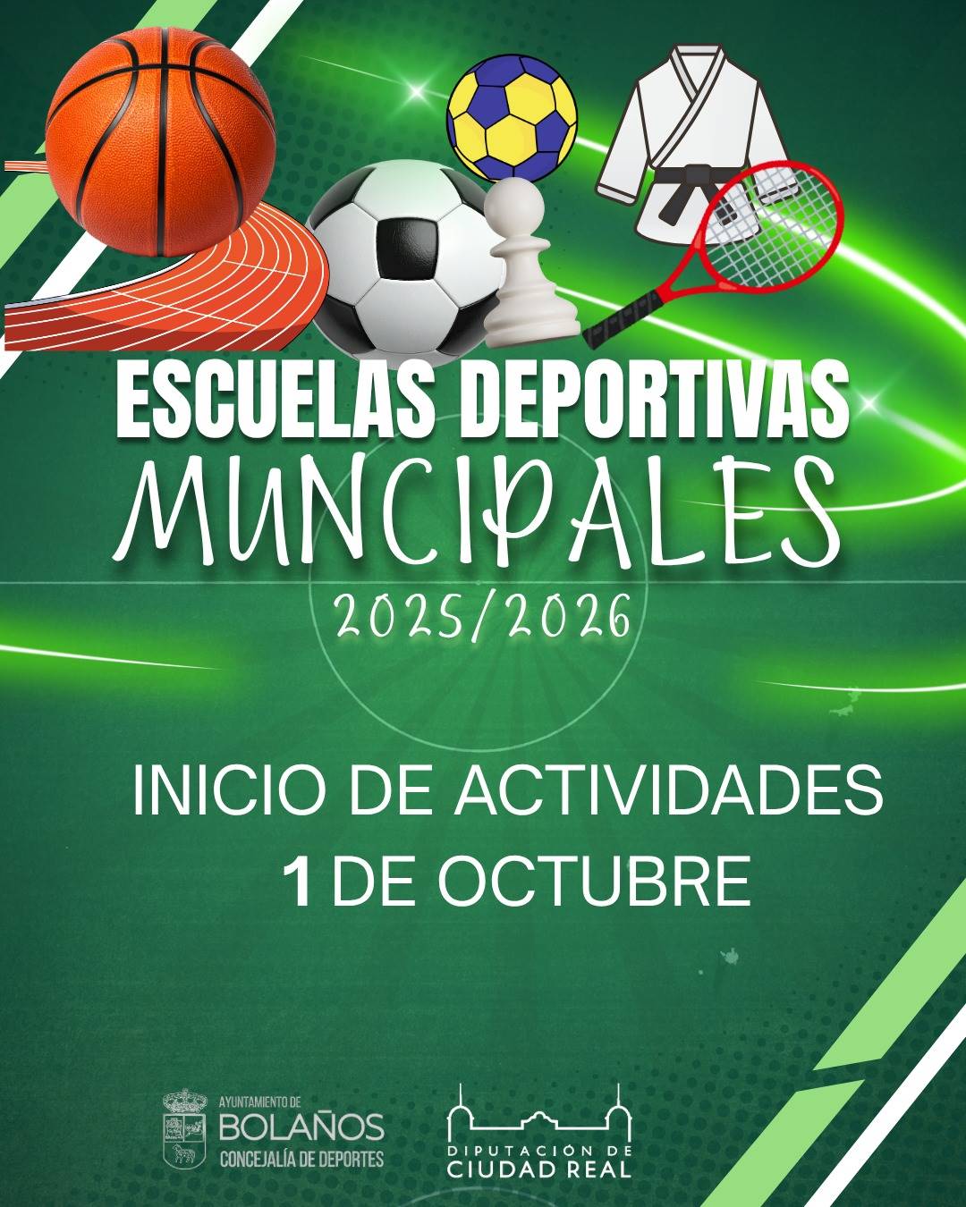 1 DE OCTUBRE INCIO DE ACTIVIDADES EN LAS ESCUELAS DEPORTIVAS MUNICIPALES